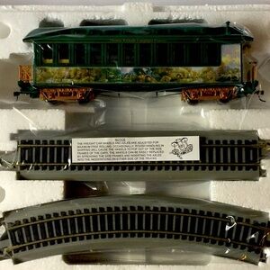 Thomas Kinkade Lamplight Bridge Observation Car